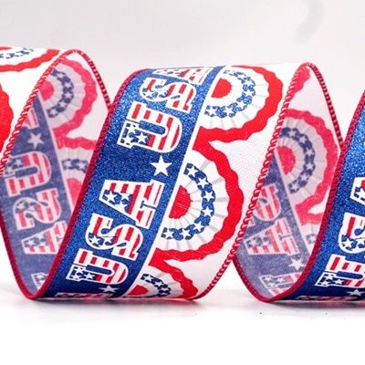 Patriotic USA Wired Ribbon_KF8457.KF8458