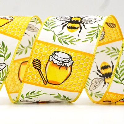 Honey & Bee Wired Ribbon_KF8481.KF8482