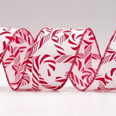 Holiday Candy Cane Wired Ribbon_KF8750.KF8751