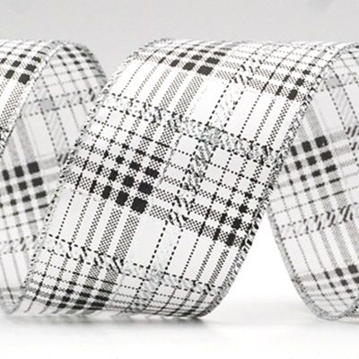 Karierter Plaid mit goldenen Akzenten Drahtband_KF8859.KF8860.KF8861.KF8862.KF8863.KF8864