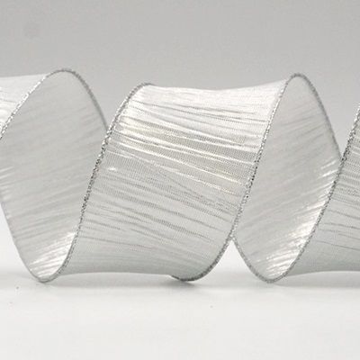 Metallic Crinkled Wired Ribbon_KF8869