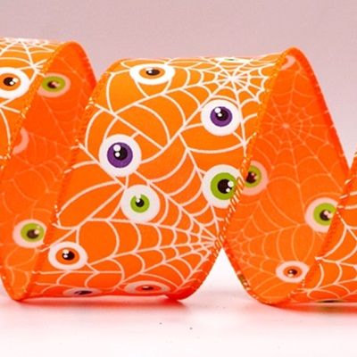 Halloween Oculi et Aranea Tela Filum Ribbons_KF8906