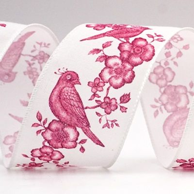 Floral Songbird Wired Ribbon_KF9044.KF9045.KF9046