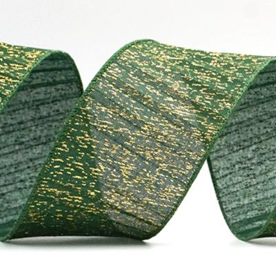 Metallic Textured Wired Ribbon_KF9068