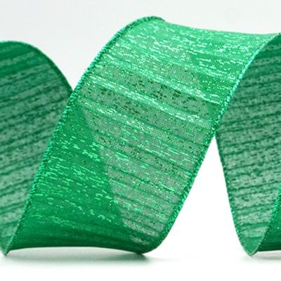 Metallic Textured Wired Ribbon_KF9068